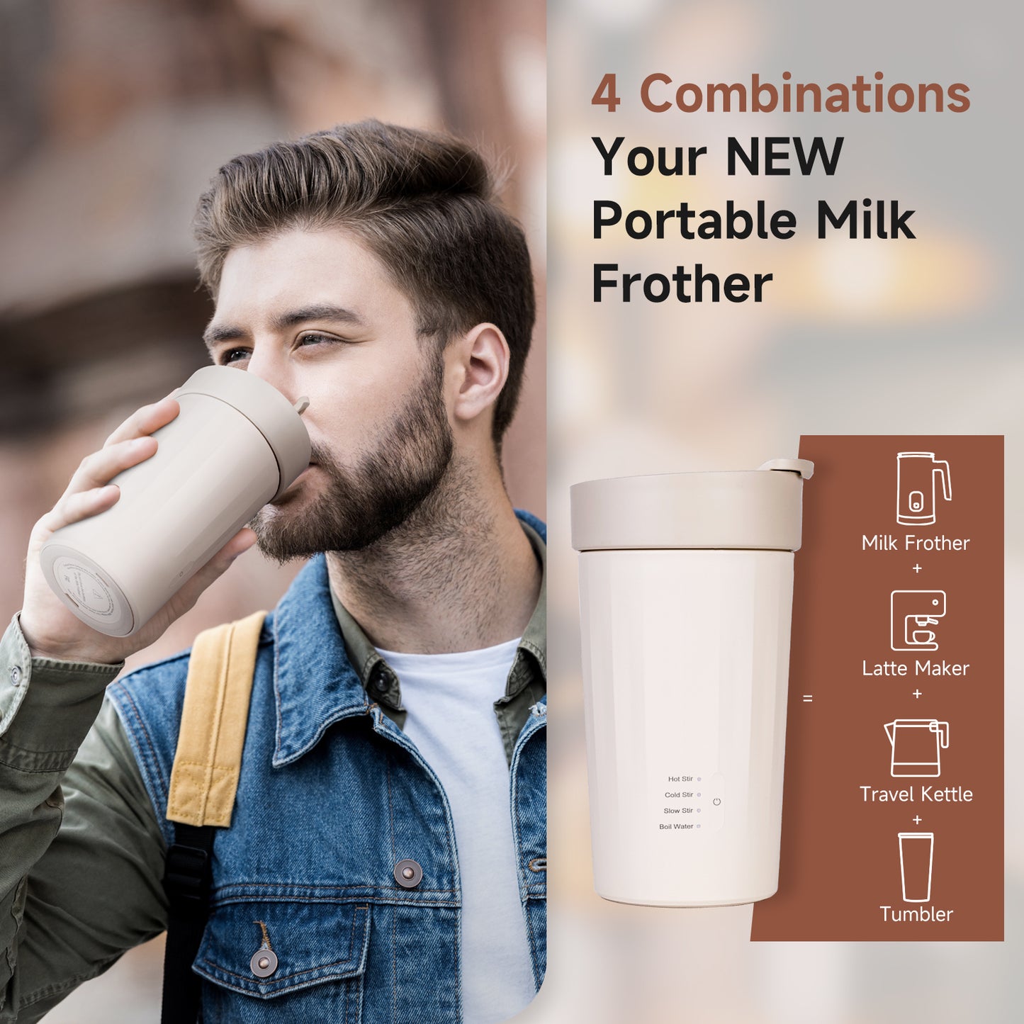 Eastsign Milk Frother Cup