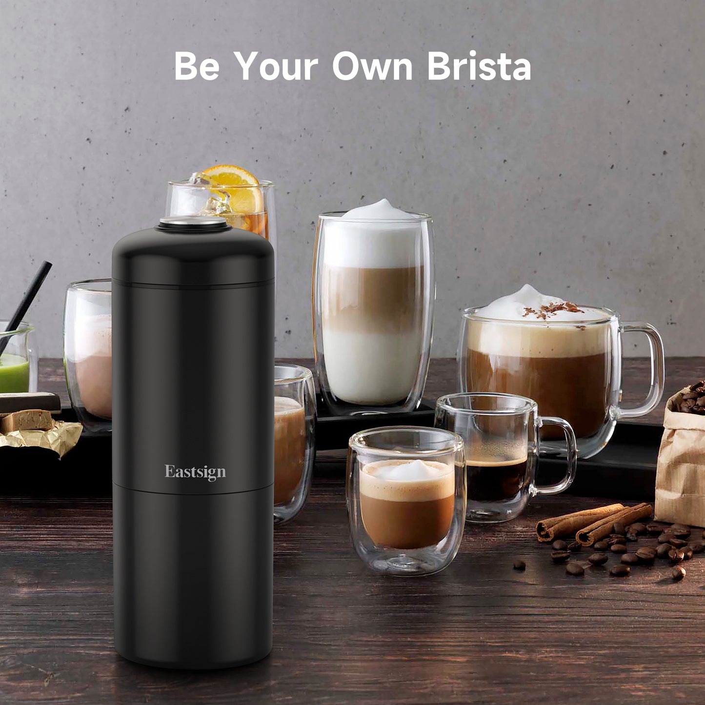Manual Portable Coffee Maker, Espresso Coffee Machine, Nespresso Capsule Compatible